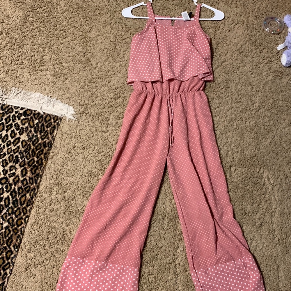 Girls pants romper